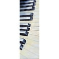 thumbnail image 3 of Atelier B Art Studio 7x14 Black Modern Framed Museum Art Print Titled - KEYS, 3 of 5