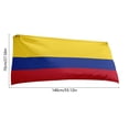 thumbnail image 4 of AZXY Colombia Flag Print Microfiber Beach Towel, Sand-Free Fast-Drying Towel for Outdoor Activities and Fans, 4 of 7