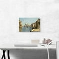 thumbnail image 2 of ARTCANVAS View Of The Campo Della Carita Looking At Dome Of Salute Canvas Art Print by Jean-Baptiste-Camille Corot - Size: 18" x 12" (1.50" Deep), 2 of 9