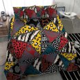thumbnail image 4 of Wild Animal Skins Bedding Set Triangles Pattern Afro Pattern Style LT9, 4 of 7