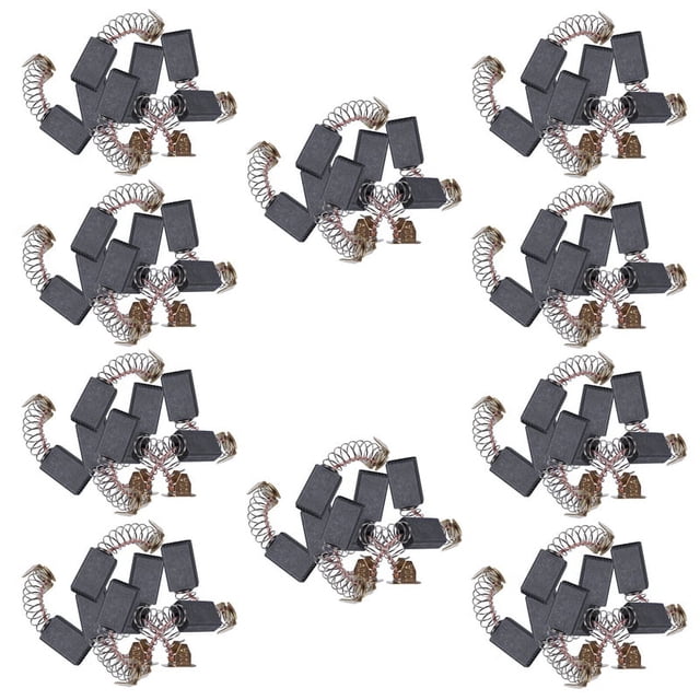 80 piezas de repuesto de escobillas de carbón de 6 mm x 10 mm x 16 mm para CB-103