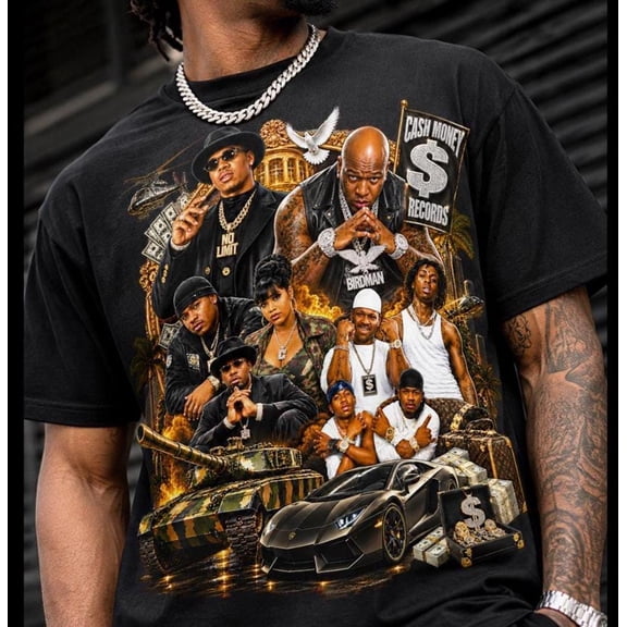 Cash M0ney No Limit Tour Tee, Vintage Hip Hop Rap Shirt, 90s Music Graphic Tee, New Orleans Streetwear, Throwback Concert Shirt