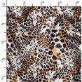 thumbnail image 2 of Soimoi Orange Heavy Canvas Fabric Leopard Animal Skin Print Fabric by Yard 58 Inch Wide, 2 of 6
