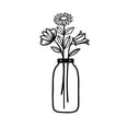 thumbnail image 1 of Vase Wall Decoration Metal Wall Outline Home Decoration, 1 of 1