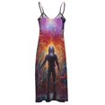 thumbnail image 4 of Octopus in The Mysterious Ocean Sleeveless Dress for Women Clothing Female Women's Summer Skirt, 4 of 6