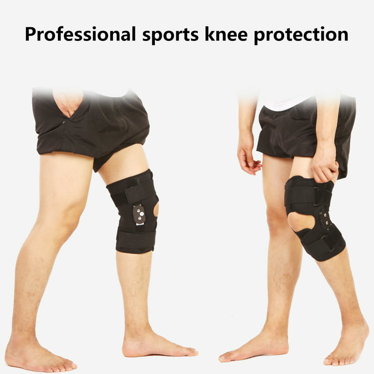 BetterZ 1Pc Cloth Knee Support Brace Soft Strong Double Support Plate Knee  Brace With Mesh Hole for Sports