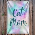 thumbnail image 3 of Cat Mom Colorful Home Business Office Sign, 3 of 3