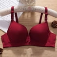 thumbnail image 3 of Hfnxid Women Bras Under $ 5.00,Women's Daily Adjustable Underwear Gathered Thin Bra Without Steel Ring, 3 of 3