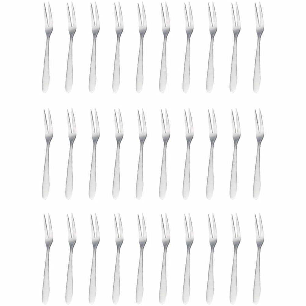 30 Pcs Stainless Steel Fruit Forks Durable Food Picks Restaurant