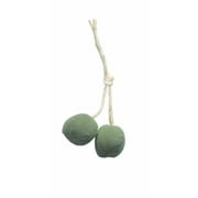 Catit Eco Terra Natural Linen Toy with Raffia, Green Cherries
