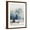 Brown Frame, variant on Art.com Dusty Blue II Art Print by Isabelle Z, 12" x 16"