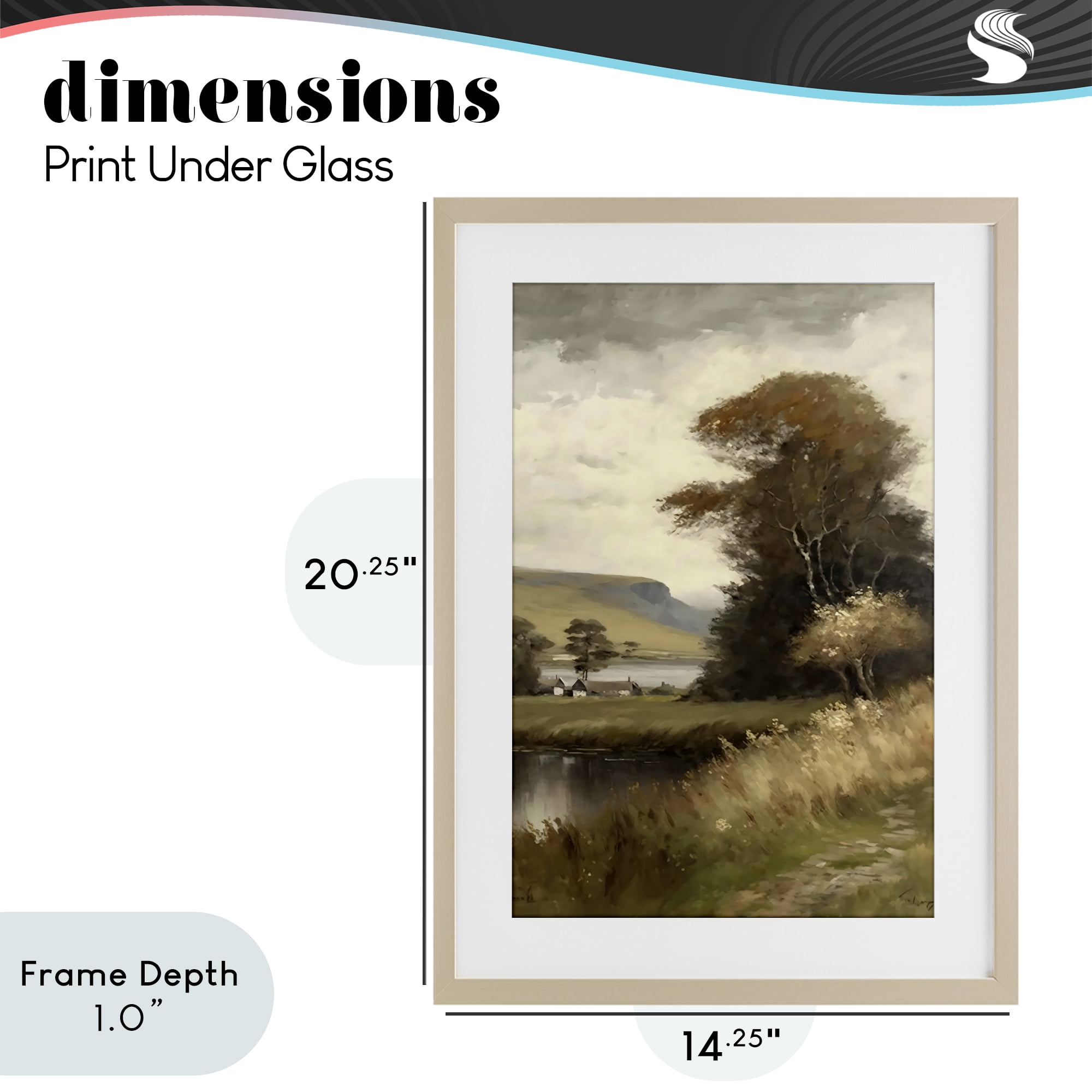 Stupell Industries House By The Water Retreat Birch Framed Print Under Glass, design by Creative Studio