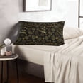 thumbnail image 6 of Daiia Gold Pinecone Merry Christmas Bedding Waterproof Pillow Protector Zippered Queen – Bed Bug Proof Pillow Encasement-14"x20", 6 of 6