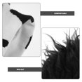 thumbnail image 5 of KAKOWELY Gorro con peluca, gorro divertido, gorro con peluca, gorro de moda, gorro de punto, gorro novedoso para el cabello, 5 of 5