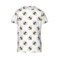 thumbnail image 4 of Wukai Bee Youth Unisex Short Sleeve T-Shirt for Boys, Girls, Teens, and Kids-X-Small, 4 of 7