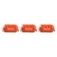 thumbnail image 4 of fastboy Dog Kennel Raised Rim For Optimal Head And Neck Support Washable Dog Bed orange S 3Set, 4 of 6