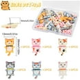 thumbnail image 2 of Guuyoo Colorful Cat Resin Push Pins, 30 Piece, 2 of 5