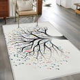 thumbnail image 2 of Music Tree Area Rugs 4x6 ft Modern Colorful Notes Tree Washable Rug Non Slip Indoor Carpet Absorbent Floor Mat for Living Room Bedroom Dining Room, 2 of 9
