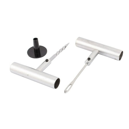 Unique Bargains Safety Car Auto Tubeless Tire Tyre Puncture Plug Repair Tool Kit 2pcs