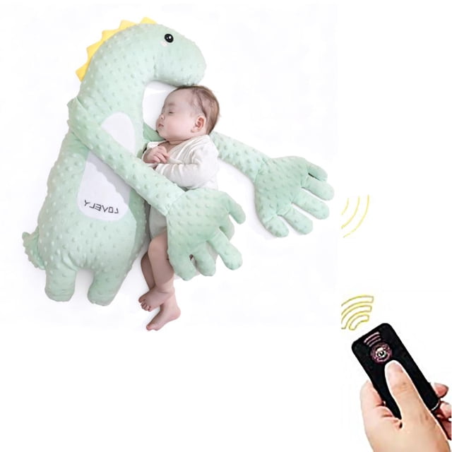 Baby Soothing Palm Automatic Palm Patting Stuffed Animal Sleep Soothers Adjustable Speed Remote