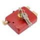thumbnail image 4 of Cerradura de seguridad Bling Bling alta resistencia pestillo de seguridad llaves puerta entrada color rojo, 4 of 7