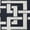 Shark Blue, variant on E by Design Greek New Key Nautical Indoor/Outdoor Rug - Dusty Smoke - 2 x 3 ft.