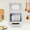 thumbnail image 3 of Compact Countertop Dishwasher with 5 Wash Programs, 360° Spray Arms, and Quick Installation – Ideal for Small Apartments, Dorms, and RVs, 3 of 12