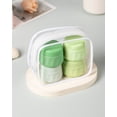 thumbnail image 5 of Mrsdry Travel Containers for Toiletries, TSA Approved Travel Size Toiletries 4 Pack, Refillable Containers, With Clear Bag, Leak Proof Silicone Jars, Essentials Creams Jars Carrying Small Items, 5 of 15