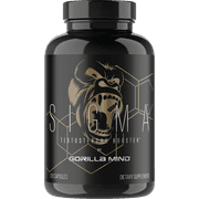 Gorilla Mind Sigma Testosterone Booster with Tongkat Ali and Fadogia Agrestis Extract, 120 Capsules
