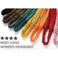 thumbnail image 2 of Boho Headbands for Women Soft Fabric Women\'s Headbands for Short Hair Twist Hair Bands Retro Hair Accessories, Solid Color, 8Pcs, 2 of 5