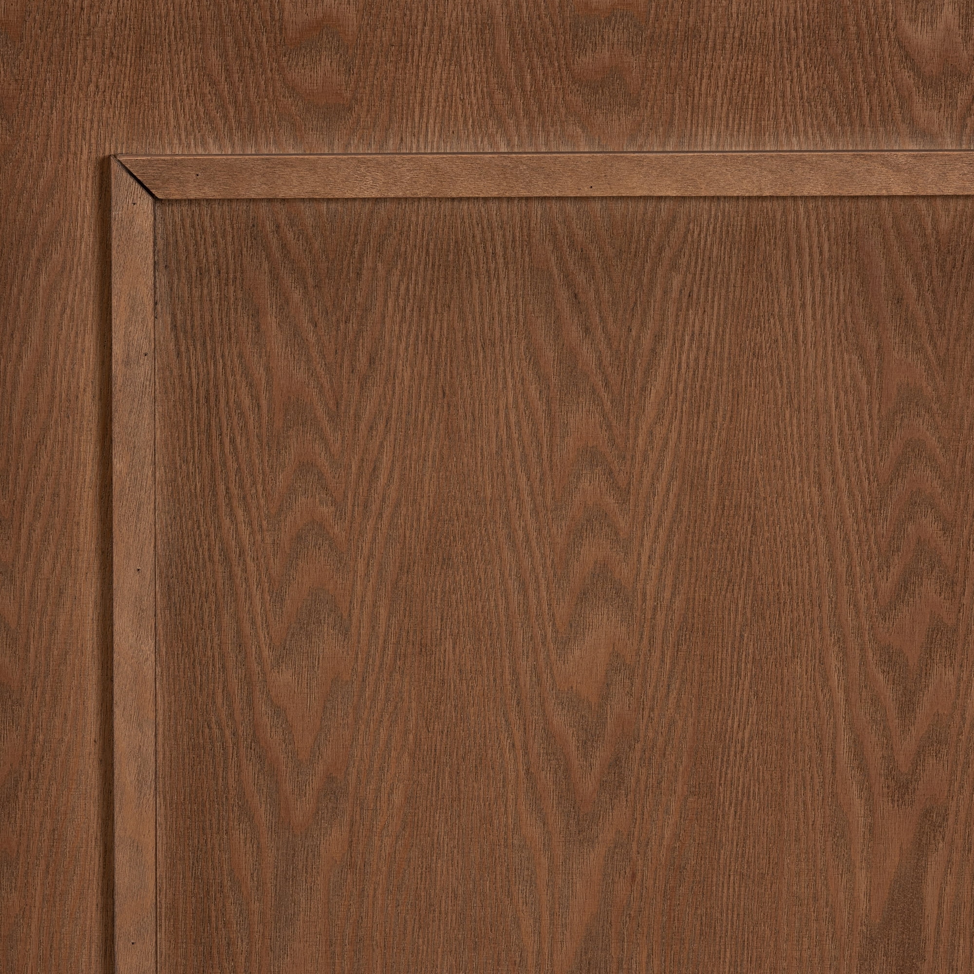 Baxton Studio Giordano Classic and Traditional Ash Walnut Finished Wood Full Size Headboard
