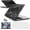 Black Marble, variant on IBENZER MacBook Air 13 inch case 2025 2024 2023 2022 M5 A3449 M4 A3240 M3 A3113 M2 A2681, Hard Shell Case & Keyboard Cover & Screen Film & Type-C Adapter, Crystal Purple,W-MAT13-KK-CYPU+2TC