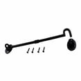 thumbnail image 4 of Renovator's Supply Black Wrought Iron Cabinet Hook Eye 11" Large Door Latches for Kitchen Windows, 4 of 18