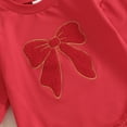 thumbnail image 6 of Okbabeha Baby Girl Boy Christmas Outfit Santa/Christmas Tree/Gingerbread/Bow Sweatshirt Romper Sweater  one-piece  Bubble Bodysuit, 6 of 7
