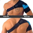 thumbnail image 3 of Shoulder Support Brace with Pressure Pad for Men Women, Adjustable Shoulder Brace for Torn Rotator Cuff, Dislocation, Joint, Bursitis, Pain, Fits Right or Left Shoulder, 3 of 9