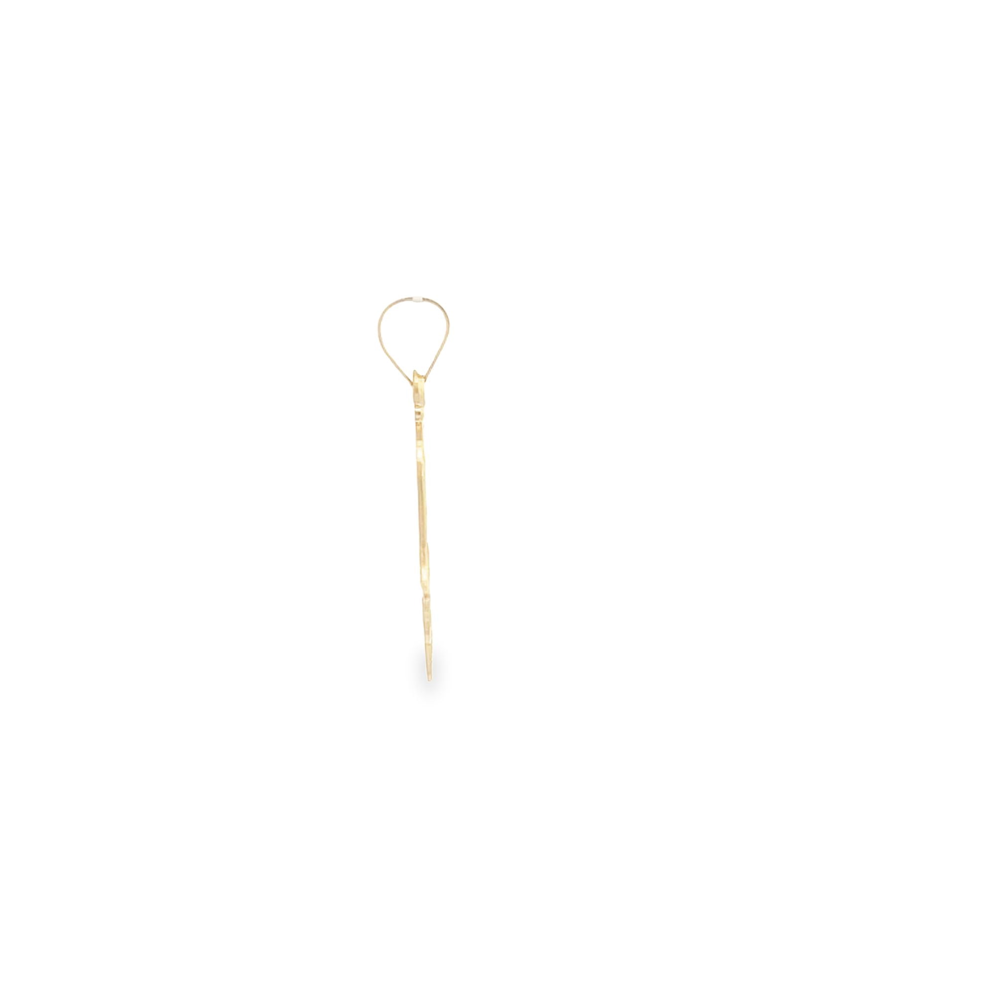 Brilliance Fine Jewelry 14 KT Yellow Gold  Hand Of God Pendant