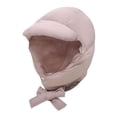 thumbnail image 2 of Gorro de plumón Yinane con orejeras y visera para invierno, 2 of 8