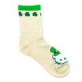 thumbnail image 4 of Hello Kitty Women's St. Patrick's Day Mid-Crew Socks, 2-Pack, Size 4-10, 4 of 6