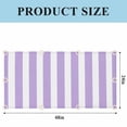 thumbnail image 3 of Purple Striped Fluorescent Light Covers, Modern Farmhouse Purple White Stripes Magnetic Light Covers for Ceiling Lights, Fluorescent Ceiling Shade Filters for Classroom Bedroom Office 4x2Ft x 2PCS, 3 of 8