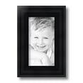 thumbnail image 2 of ArtToFrames 5" x 9" Satin Black Reverse Step Picture Frame, 5x9 inch Black Wood Poster Frame (WOM-1419), 2 of 7