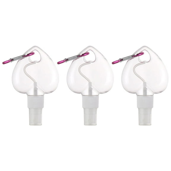 3 PCS Travel Bottles for Toiletries Perfume Keychain Cosmetic