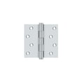 thumbnail image 3 of 4.0" x SQR Solid Brass Hinge 2/pk - Polished Chrome, 3 of 3