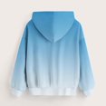 thumbnail image 6 of Cute Hoodies for Teen Girls Trendy Preppy Hooded Sweatshirts Oversized Long Sleeve Pullover Sweatshirt Girls Gradient Clothes, 6 of 7