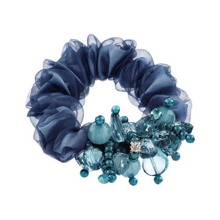 Zhaomeidaxi Flower-shaped rubber band with pearls  display picture 3