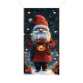 thumbnail image 2 of Oioii Merry Christmas Door Banner 35x71in Santa Claus Holiday Front Door Background Winter Christmas Porch Decorations for Indoor Outdoor Xmas Party Decor, 2 of 6