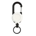 thumbnail image 2 of FeiraDeVaidade Outdoor Automatic Retractable Wire Rope Luya Anti-Theft Keychain Heavy Duty Carabiner Key Chains Retractable Keychain, 2 of 7