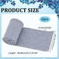 thumbnail image 2 of Polyester Ribbing Fabric for Cuffs Waistbands Neckline Collar Trim Knitted Hem Quilting Cloth Gray 800~850x70~75x1.5mm, 2 of 9