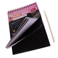 thumbnail image 3 of Cuadernos de Bocetos Soledad Art Scratch Drawing 5 Piezas Rosado, 3 of 10