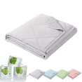 thumbnail image 2 of Cooling Blanket Air Conditioning Blanket Cotton Wrinkle Resistant 79x59IN Summer Comforter Queen Size Couch Blankets And Throws Oversized Light Blankets for Summer for Bed, Couch and Sofa, 2 of 7