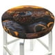 thumbnail image 3 of Balery Lizard With Sunglasses Sunset Fundas de asiento para taburete de bar redondo de tela de terciopelo ajustables que protegen de arañazos y manchas para sillas de 14 a 17 pulgadas.-12 inch, 3 of 7